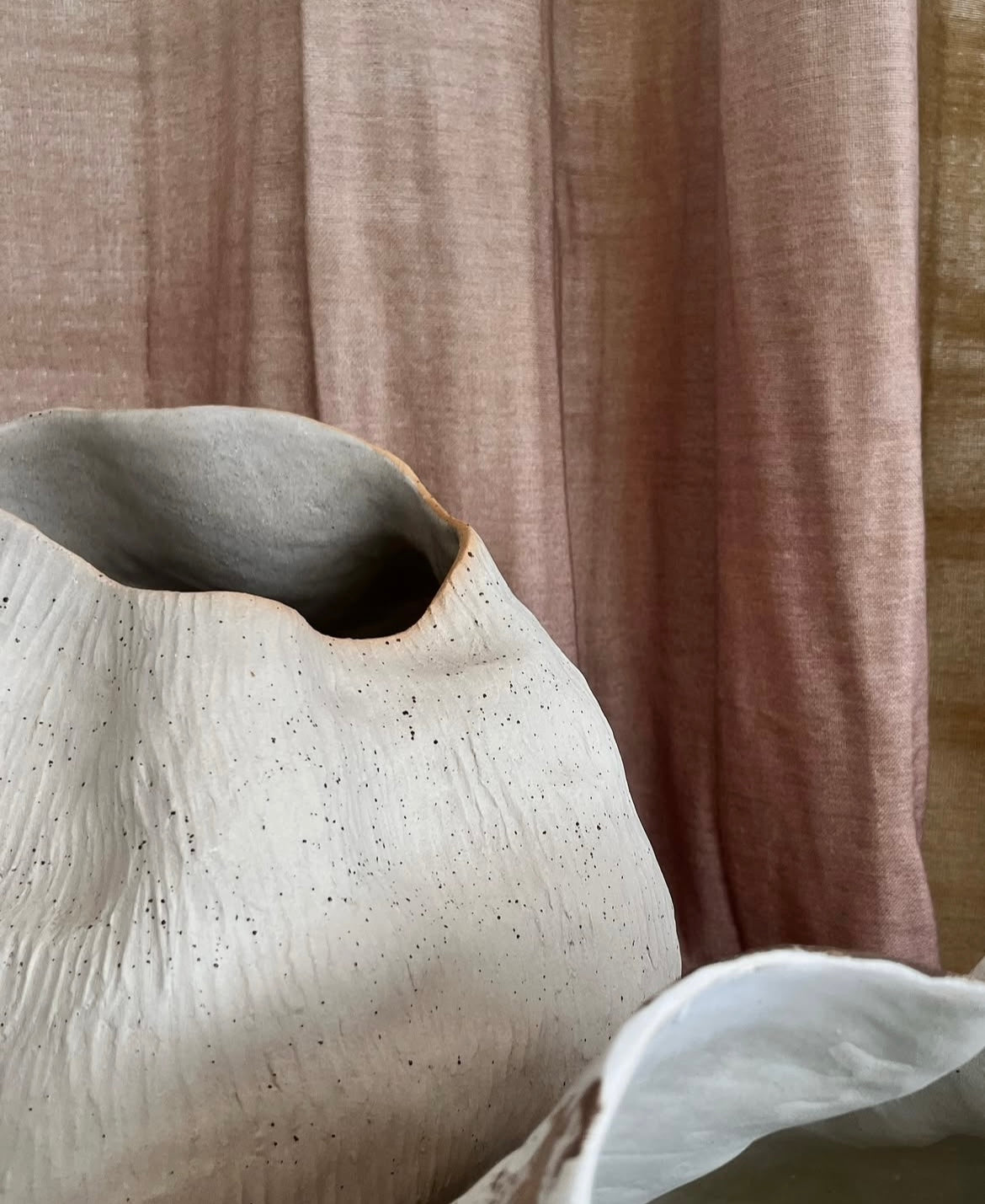 Cora - Vase - Écume