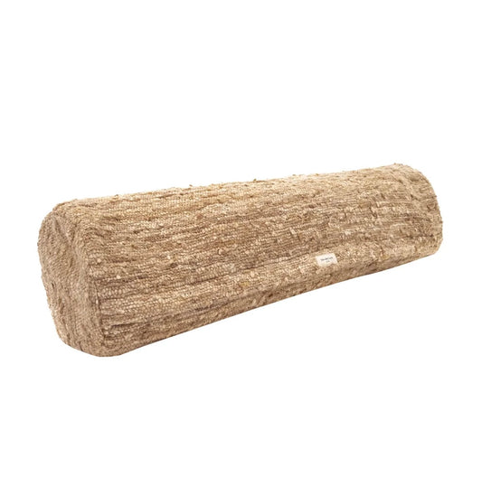 Coussin cylindrique en soie