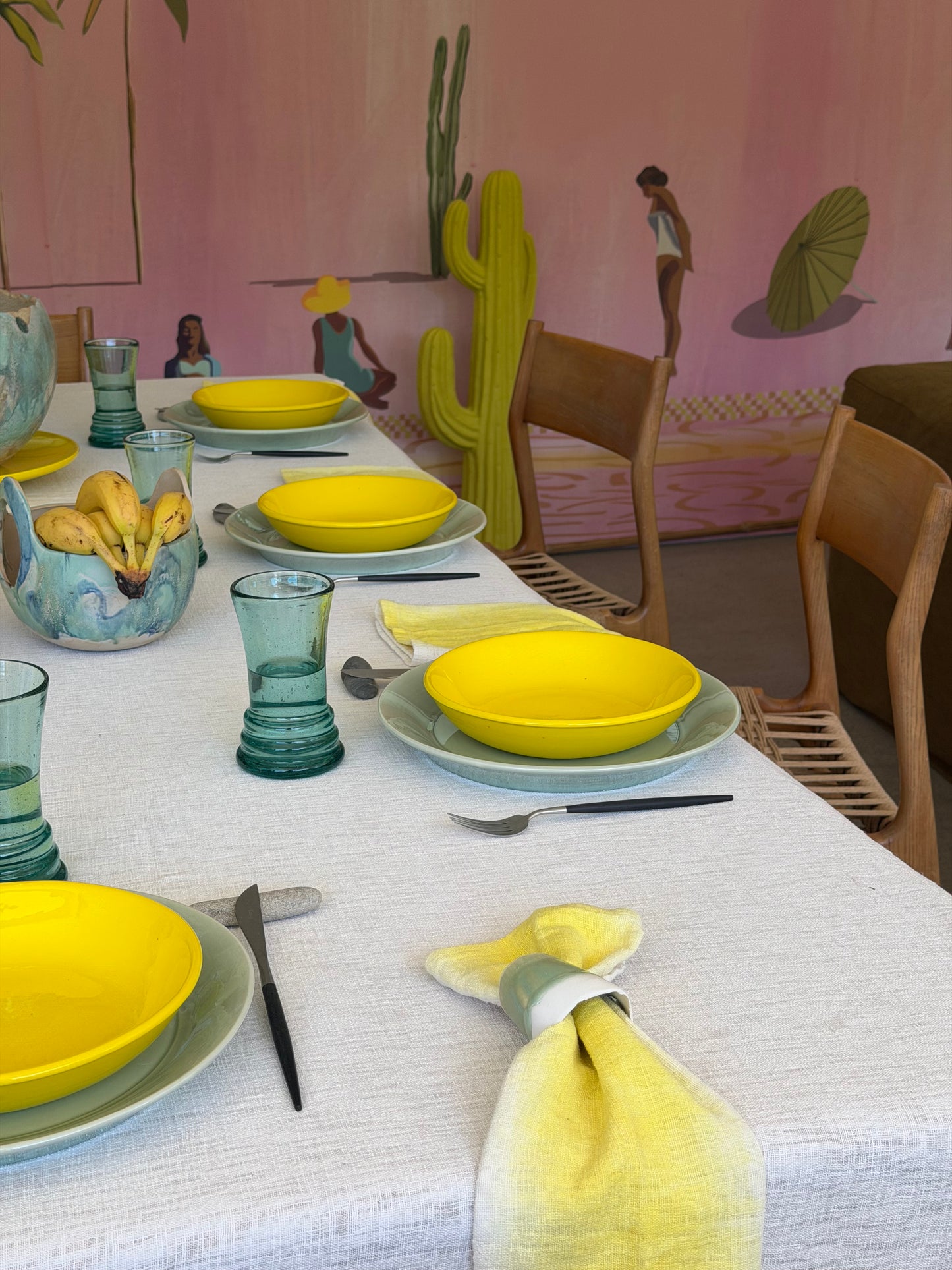 Bed&Philosophy - x10 Serviettes de Table - TATIN Citrus