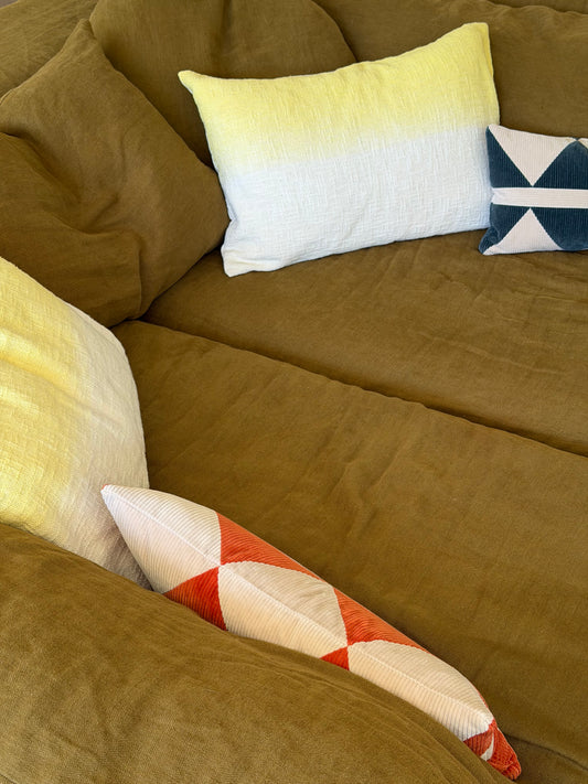 Housse de Coussin en coton tie and dye - Bed And Philosophy