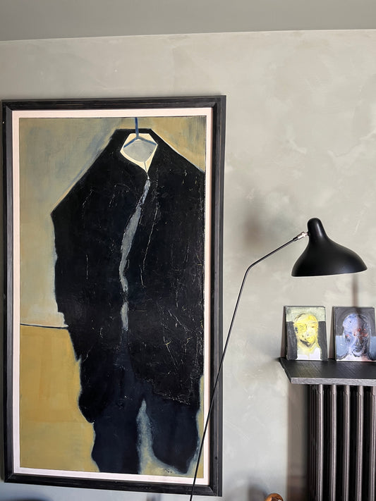 Serge Allain - Huile sur Toile - Le Passant