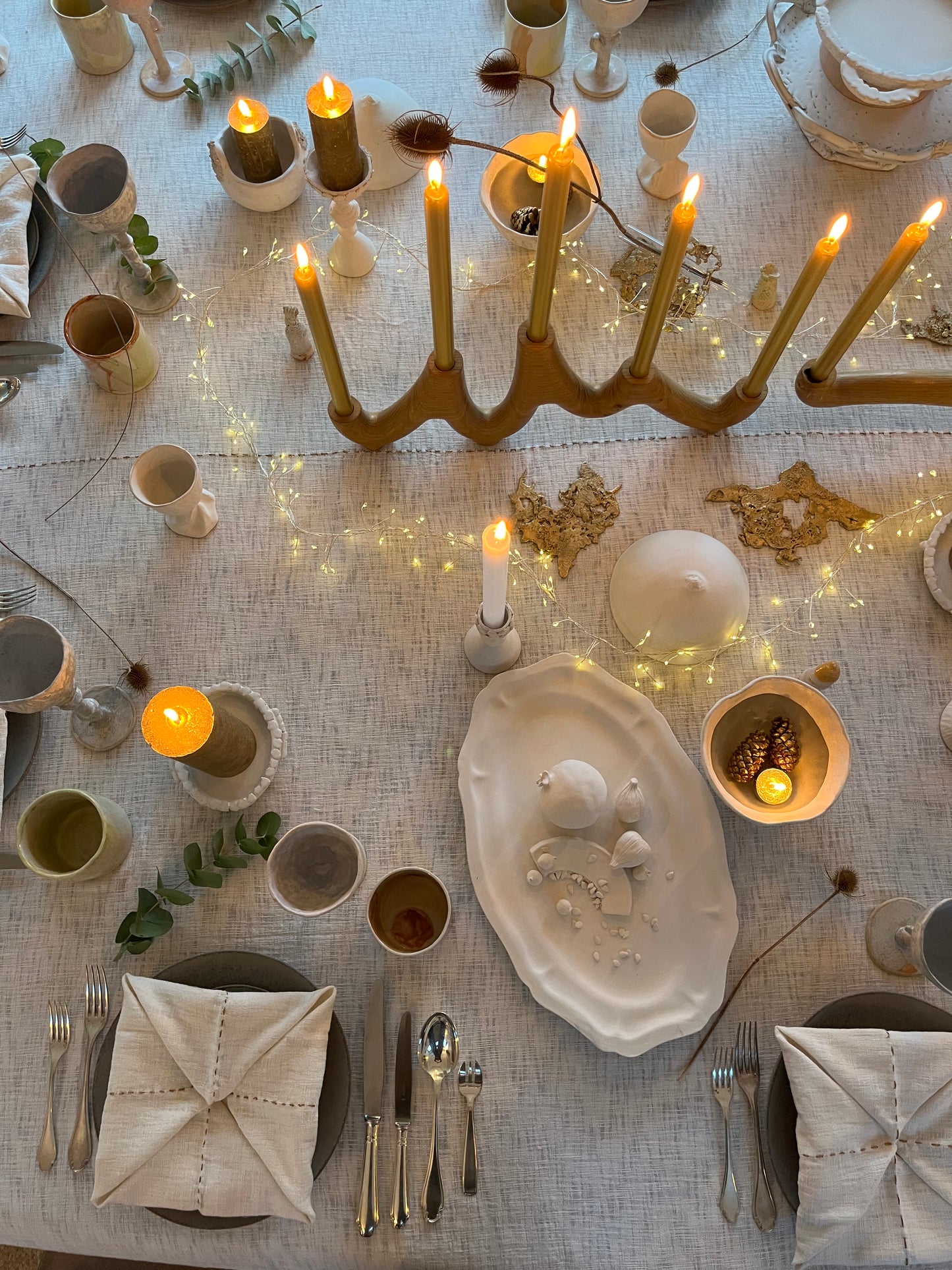 Plat Barbotine Fruits, non émaillé - Maison Bonjour