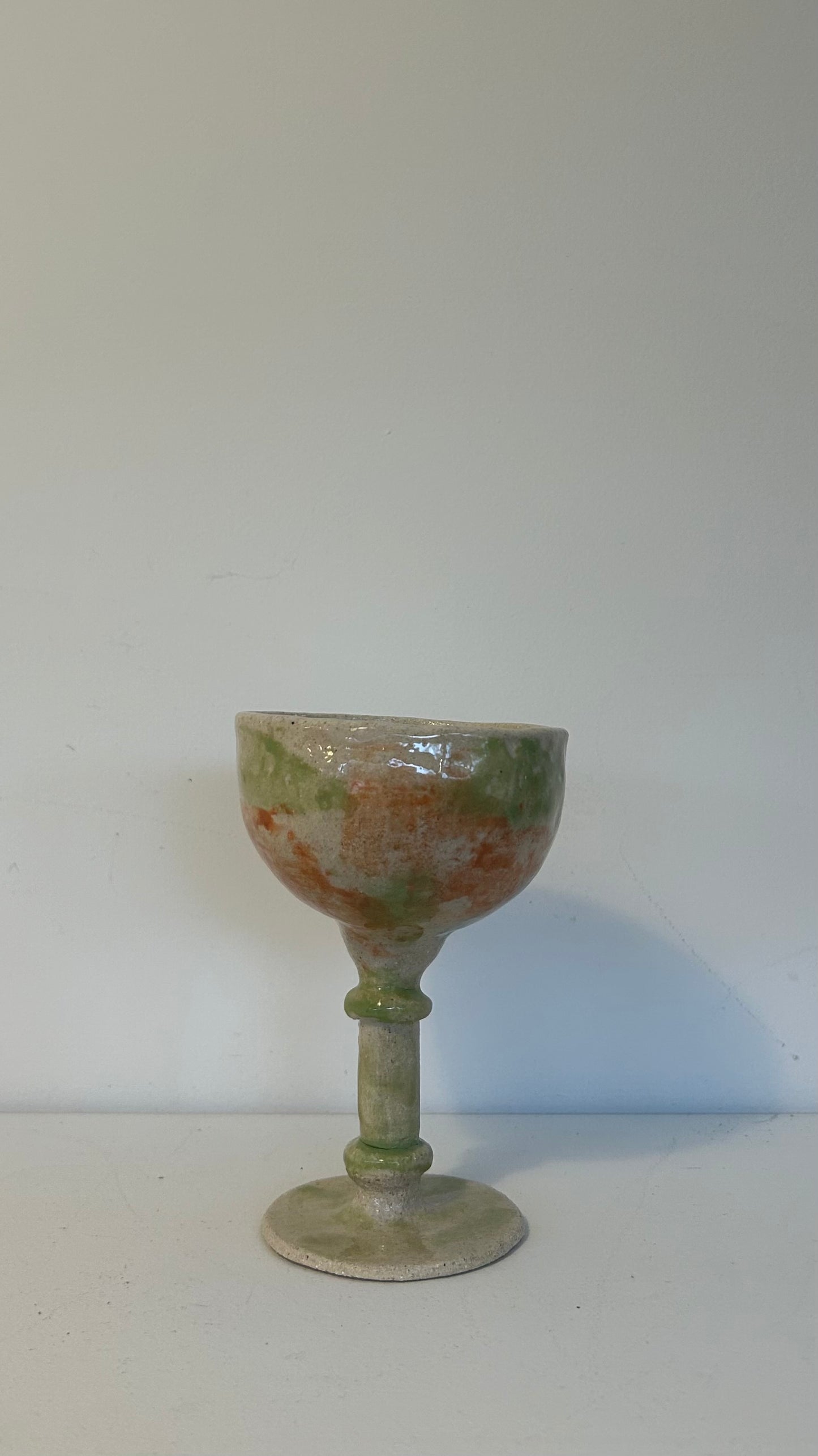 "VERRES ANTIQUES", Verres à pied - Collab Muriel Senaux x Maison Makeba