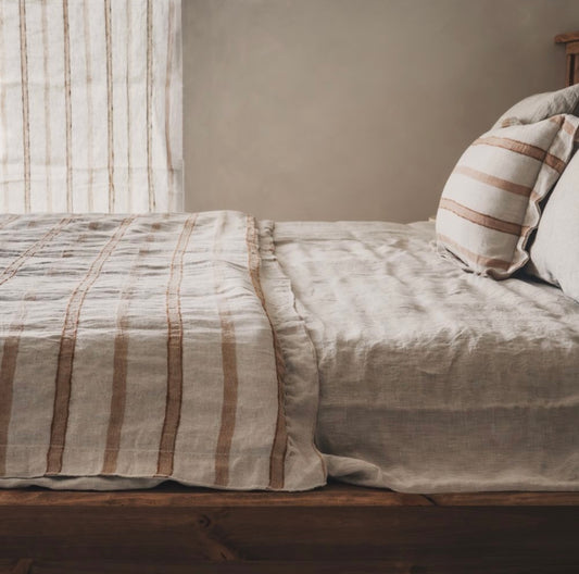 Édredon PADRE en lin et coton 90x220cm - Bad and Philosophy