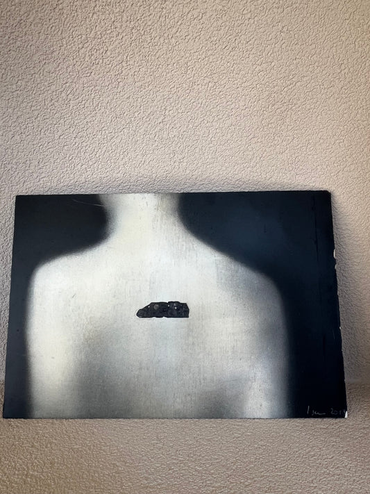 Tableau « la matricule » Jordi Isern 30 x 44