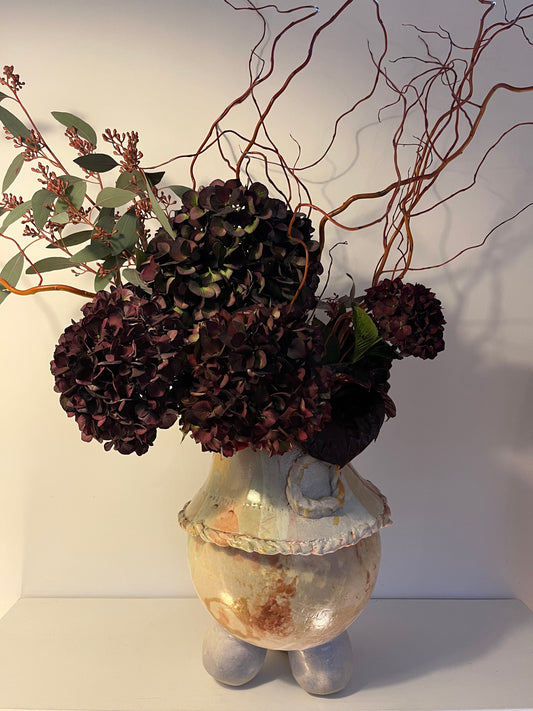 "BONNE DÉGUSTATION" , Vase -  Crachoir à vin - Collab Muriel Senaux x Maison Makeba