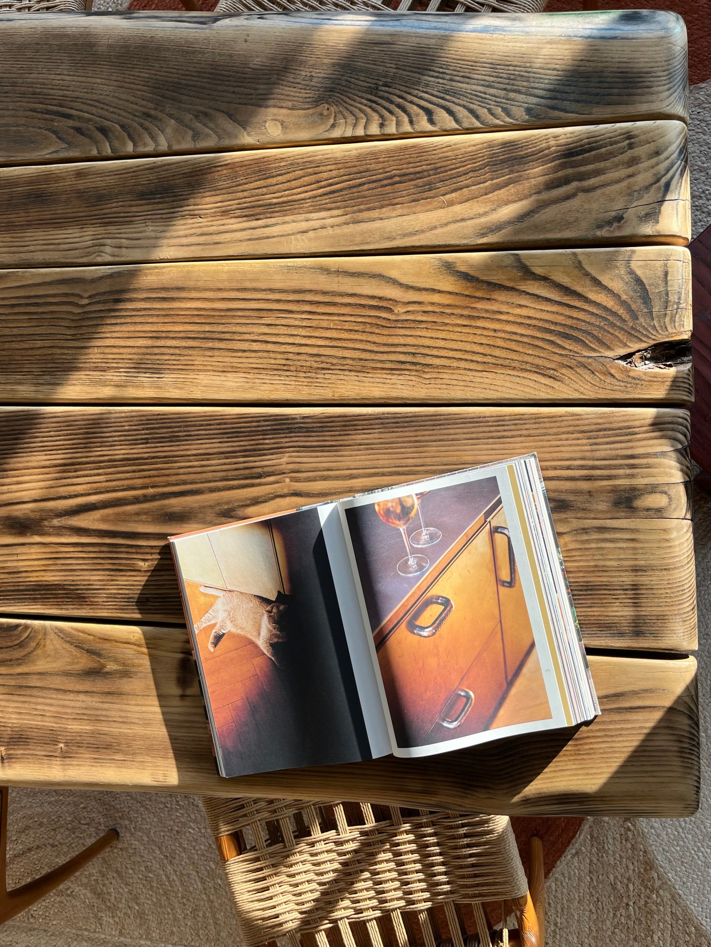 Table Torii effet Moiré Collab LouisLeCharpentier x Maison Makeba