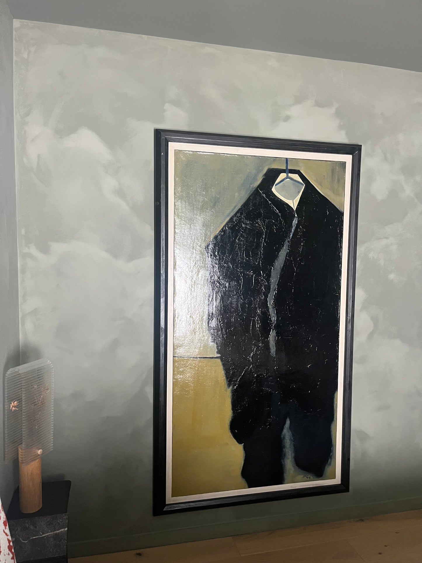 Serge Allain - Huile sur Toile - Le Passant