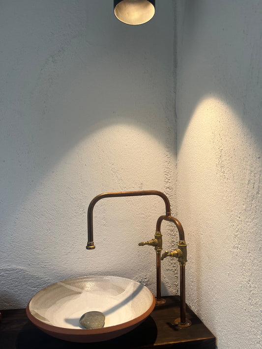 Vasque en céramique Ø 34,5 en grès Tanguy Fraiture