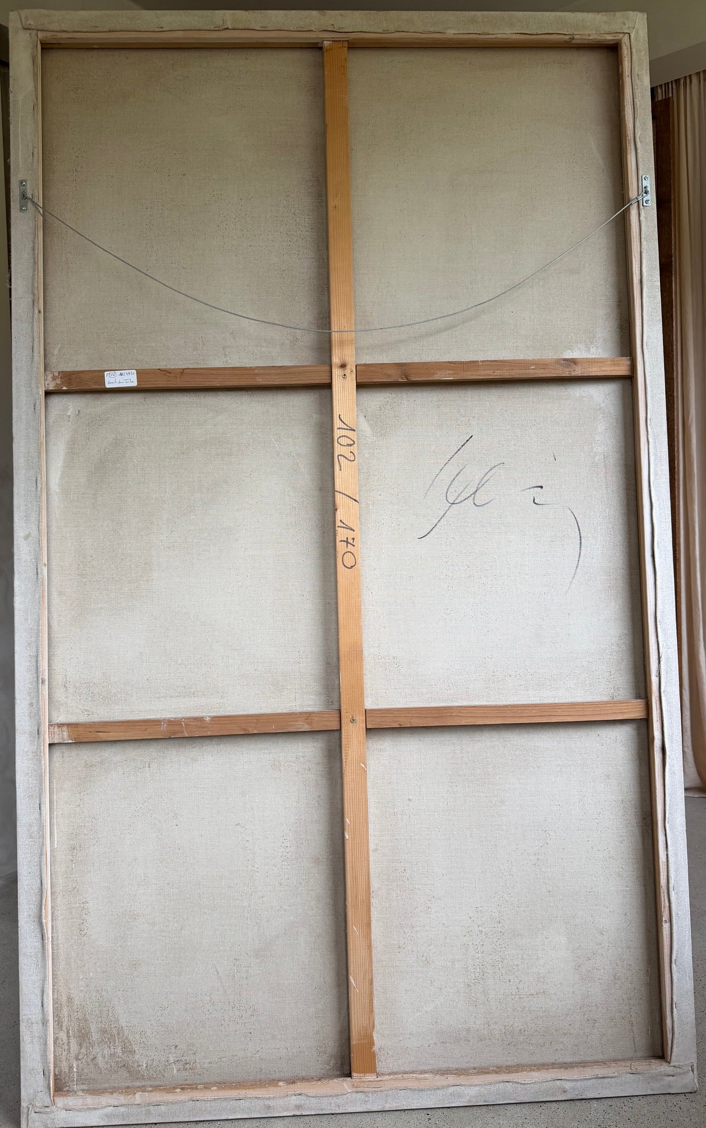 Serge Allain - Huile sur Toile - Sans Titre 1