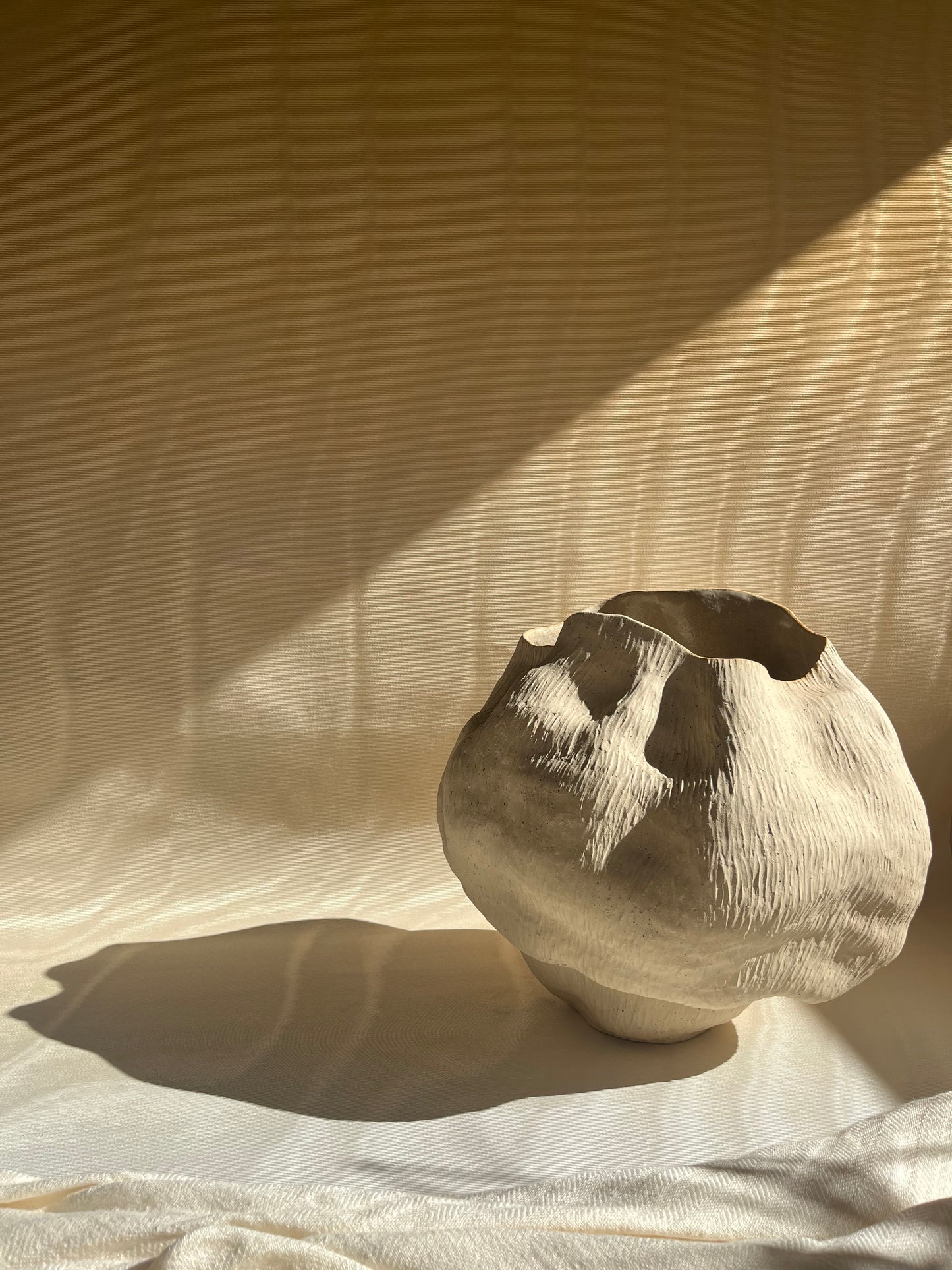 Cora - Vase - Écume