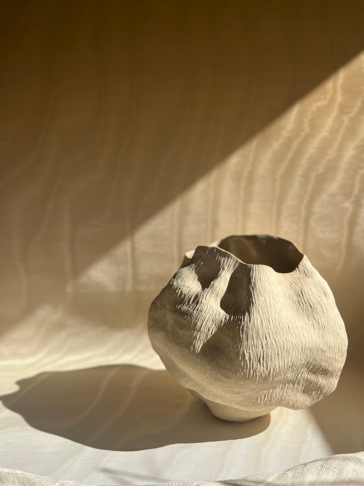 Cora - Vase - Écume