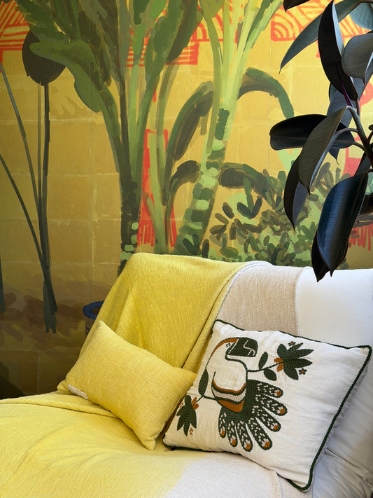 Élitis - Housse de Coussin - CRISTOBAL Figuier