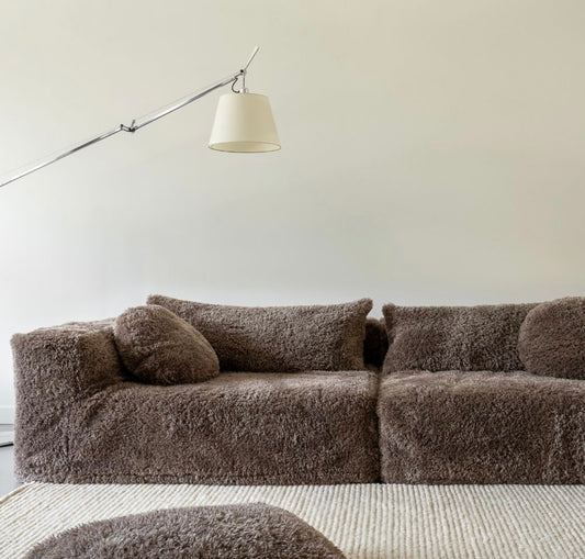 Surhousse de canapé en fausse fourrure ligne SLOW - Bed and Philosophy