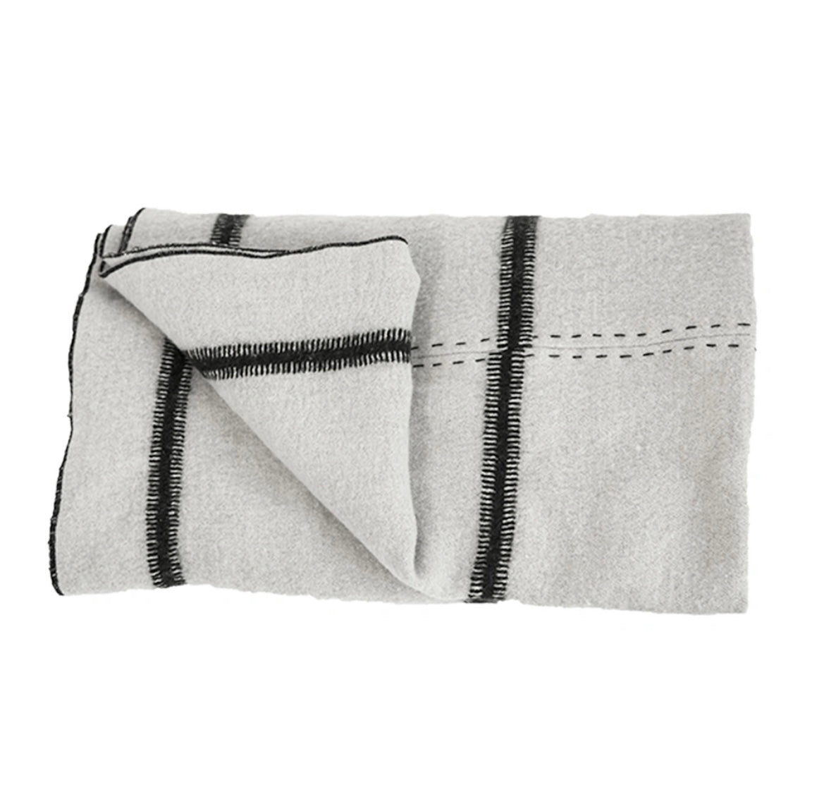 Plaid en laine et lin 100x200cm - Bed and Philosophy