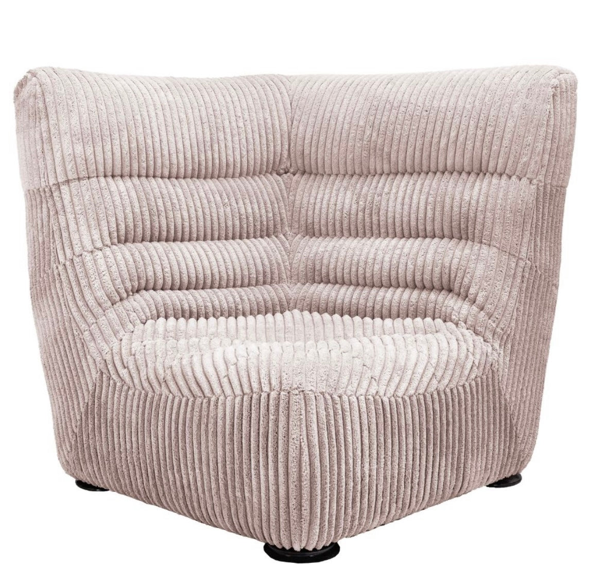 Canapé d’angle en velours boudoir - Bed and Philosophy