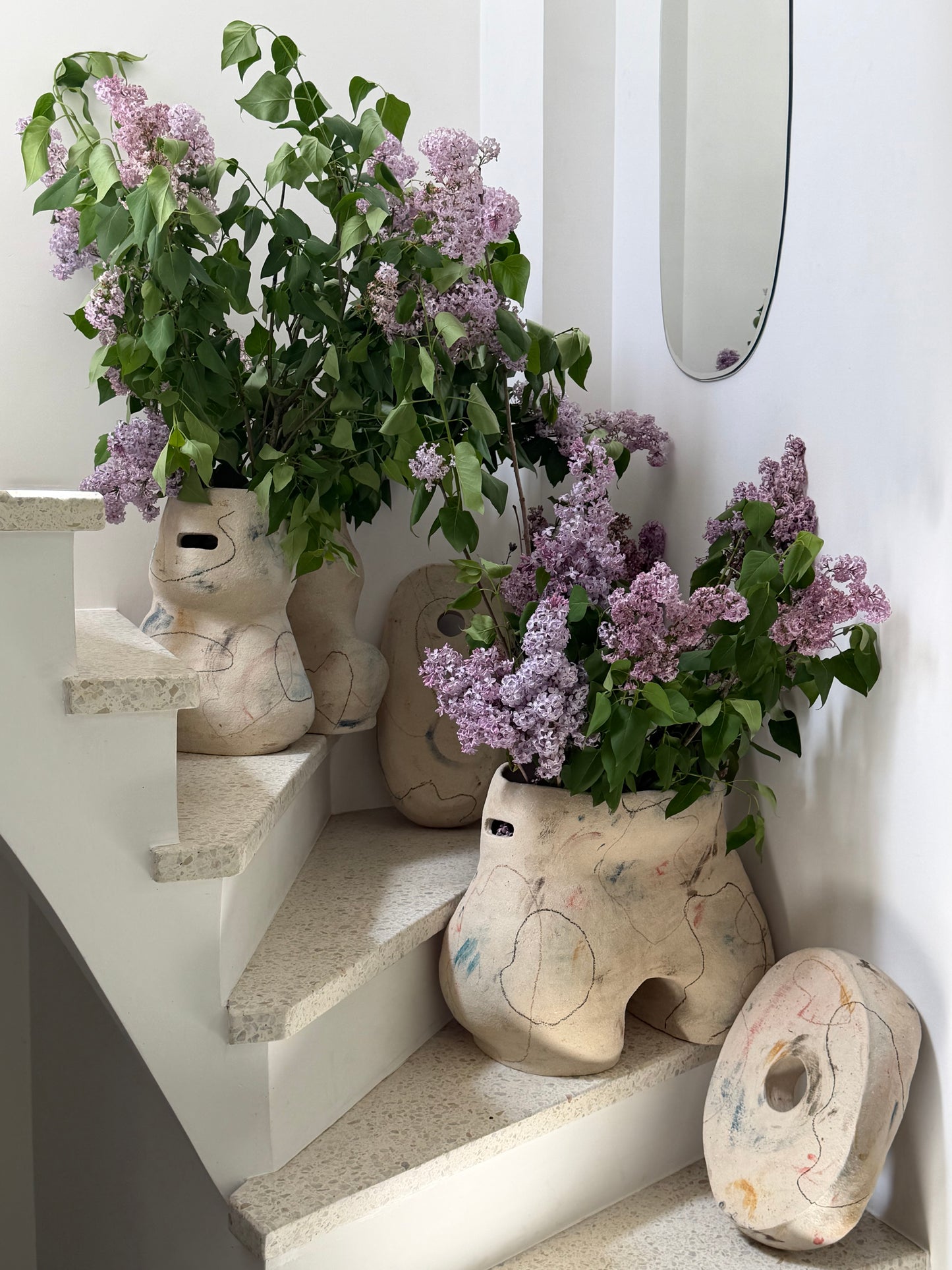 Maison Makeba Signature x MR Céramique - Tabouret/Vase/Plateau - M2