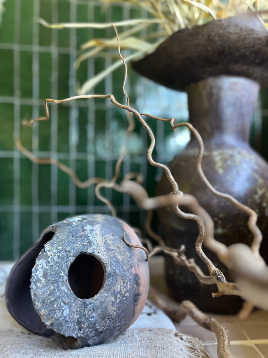 Panier enfumage, Collection minéralogie, Moyen, Hannah André