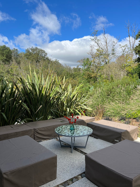 Modèle d'expo, OUTDOOR PALETTES, Bed and Philosophy