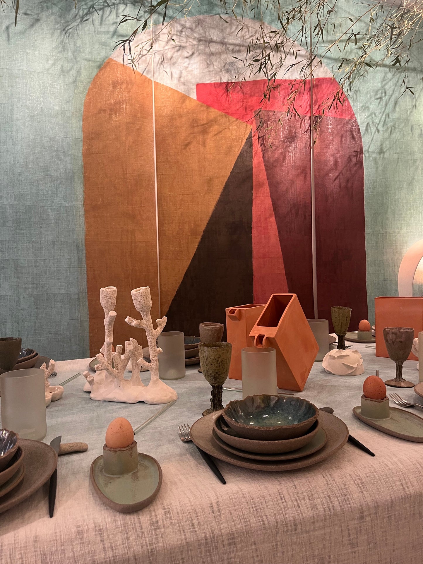 Assiettes, service complet, COLLAB CCéramique x Maison Makeba