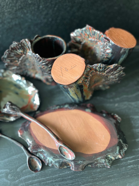 Service à thé Tournesol, Jordane Somville et Maison Makeba