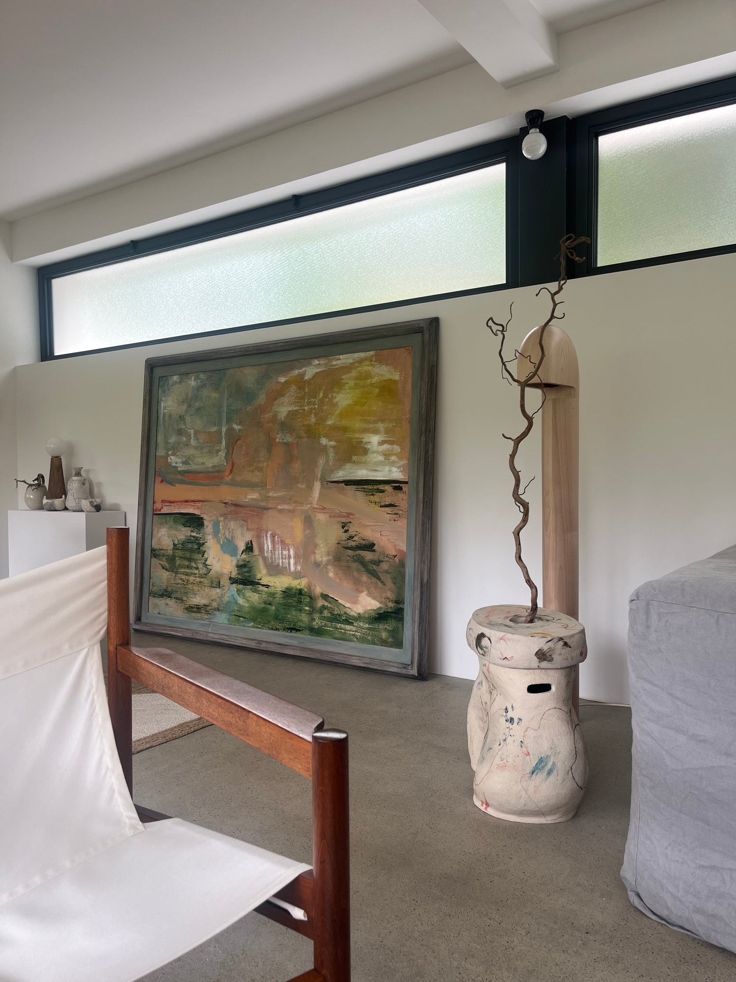 Serge Allain - Huile sur Toile - Jardin d'Agréments Chimiques