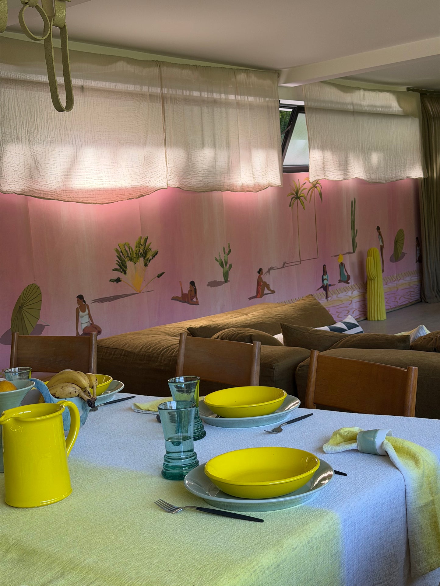 Ravel - x10 Assiettes Creuses - Jaune Soleil