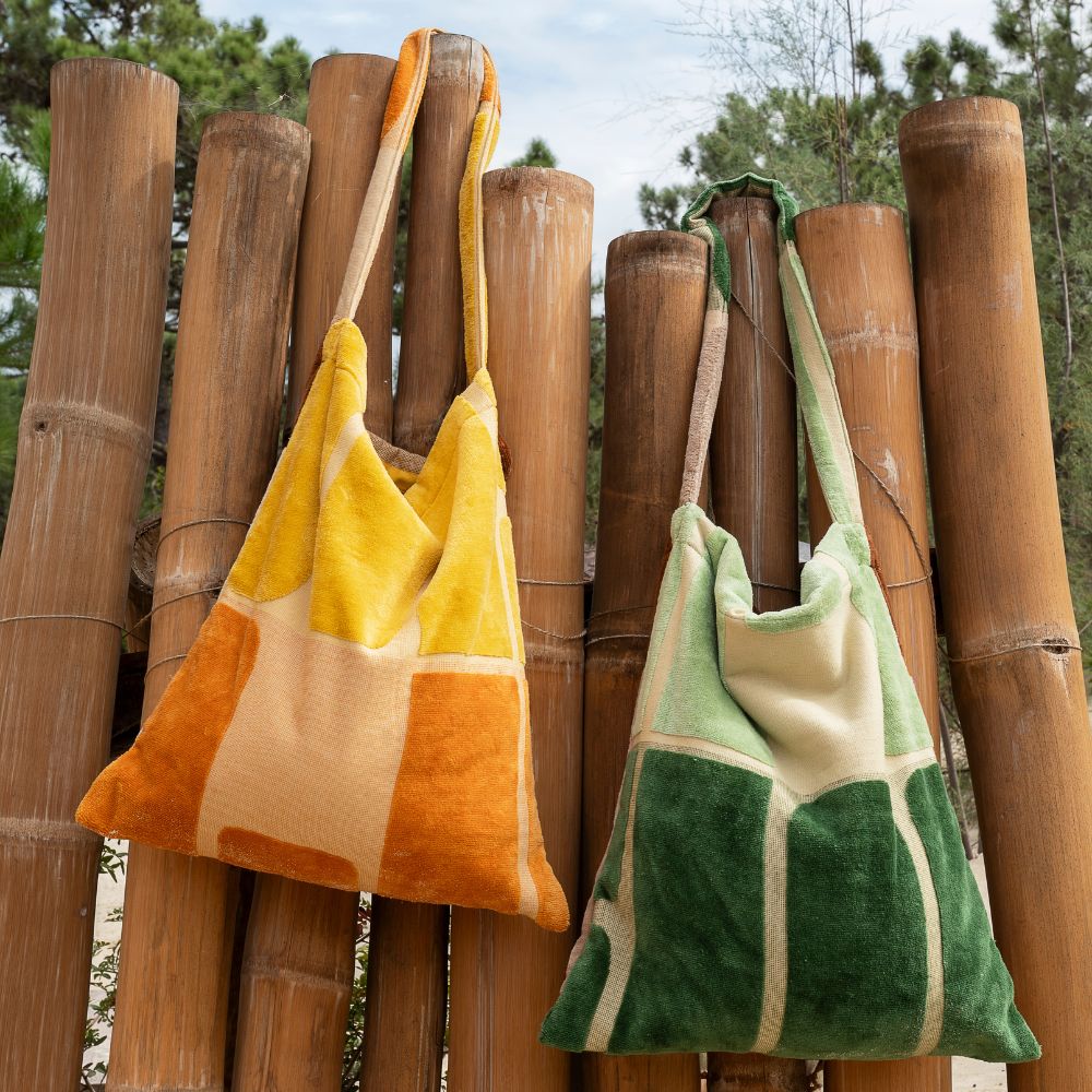 Drap de plage + Sac de plage en Éponge + Coussin  - Bed And Philosophy