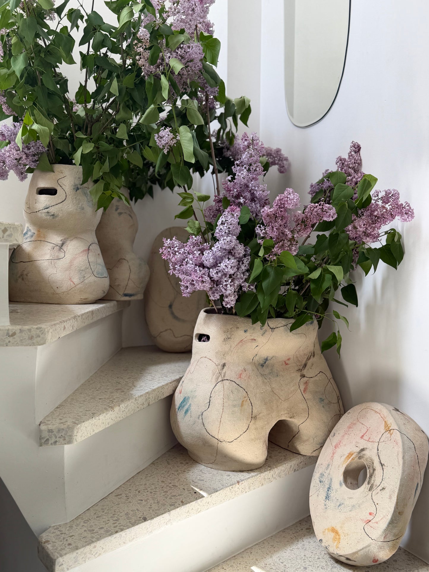 Maison Makeba Signature x MR Céramique - Tabouret/Vase/Plateau - M2