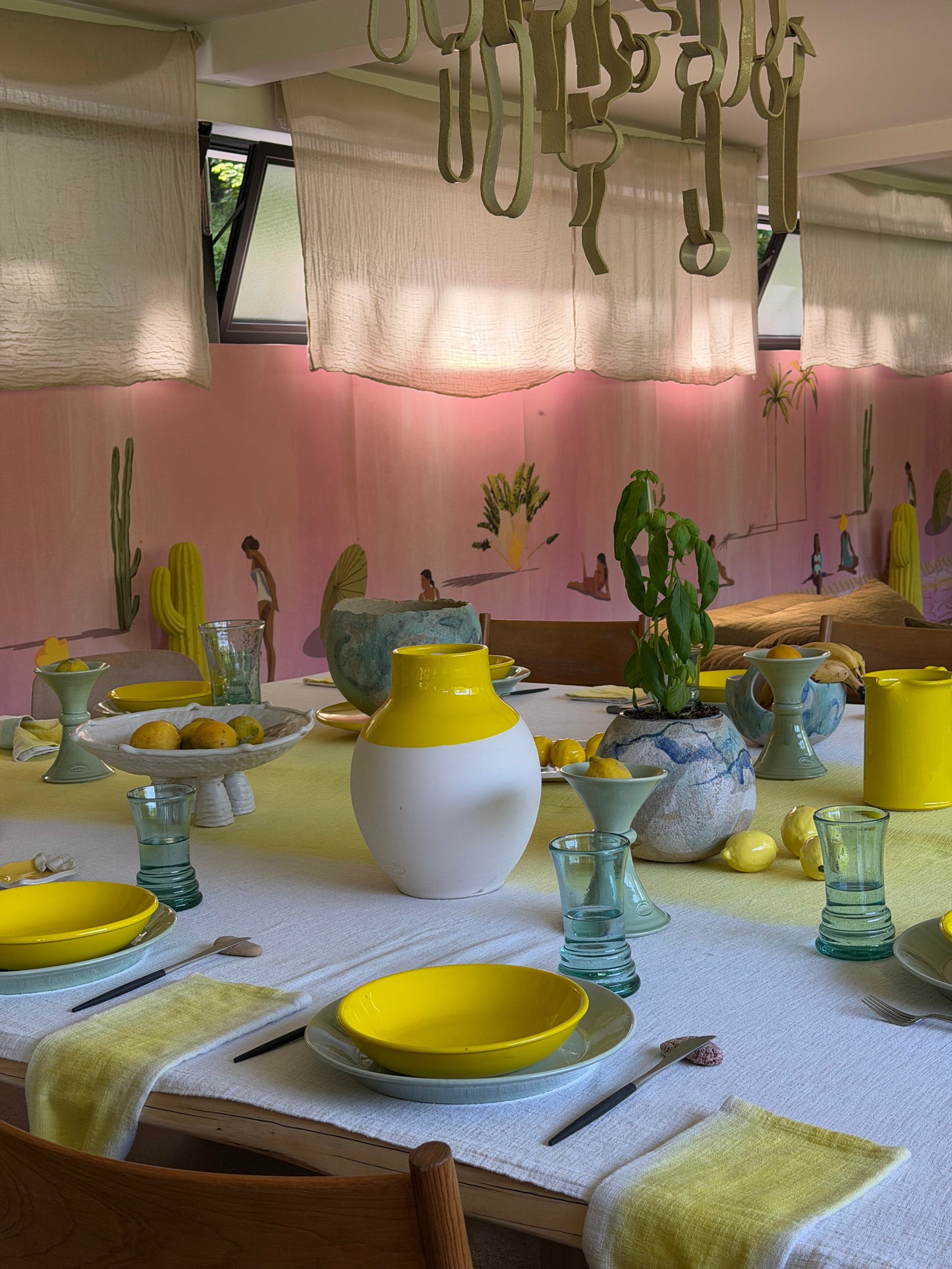 Ravel - x10 Assiettes Creuses - Jaune Soleil