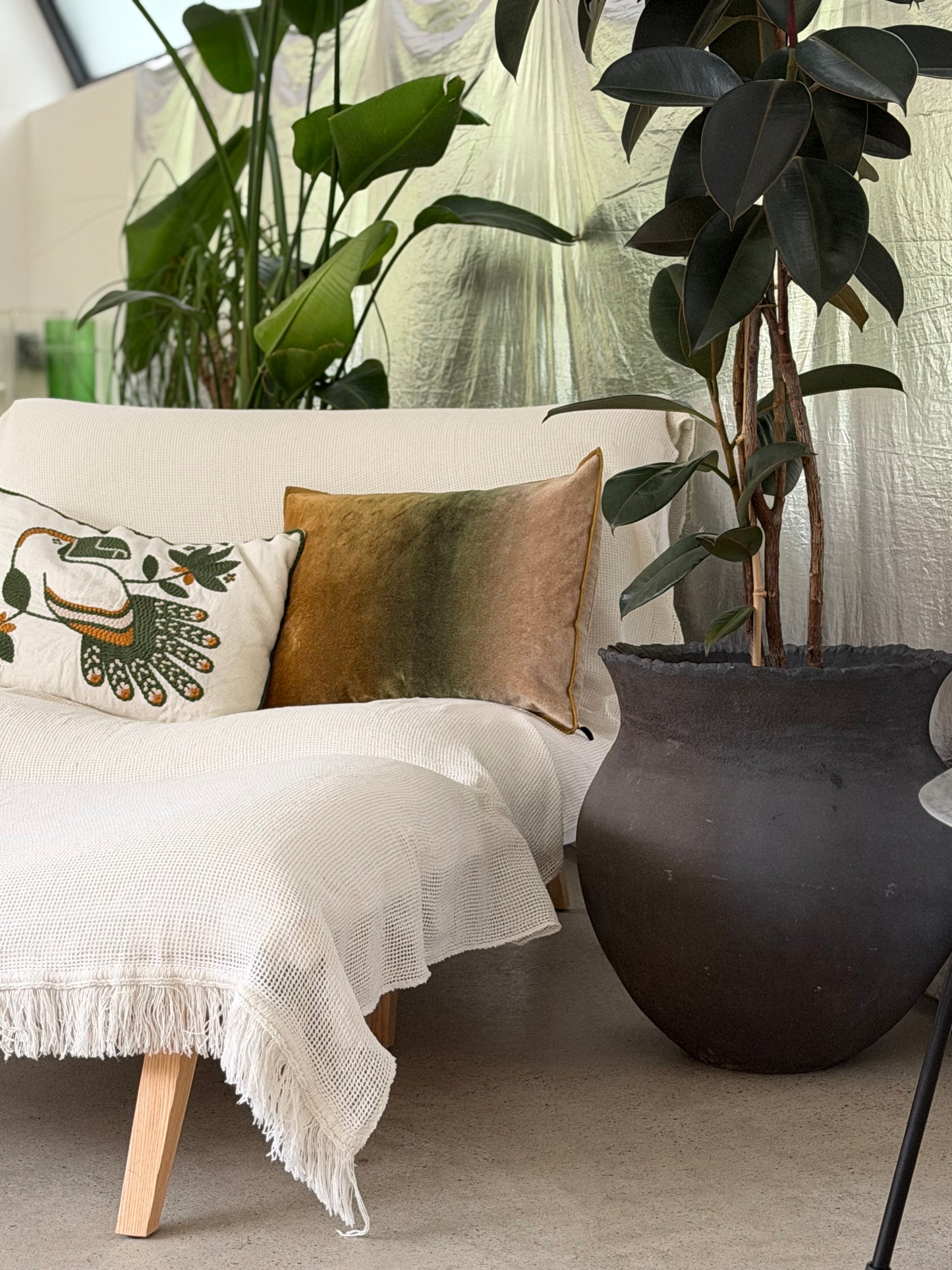 Élitis - Housse de Coussin - CRISTOBAL Figuier