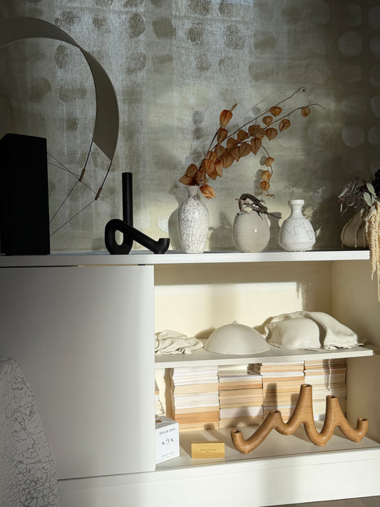 Bougeoir en bois Jeremy Niquet Crête M2