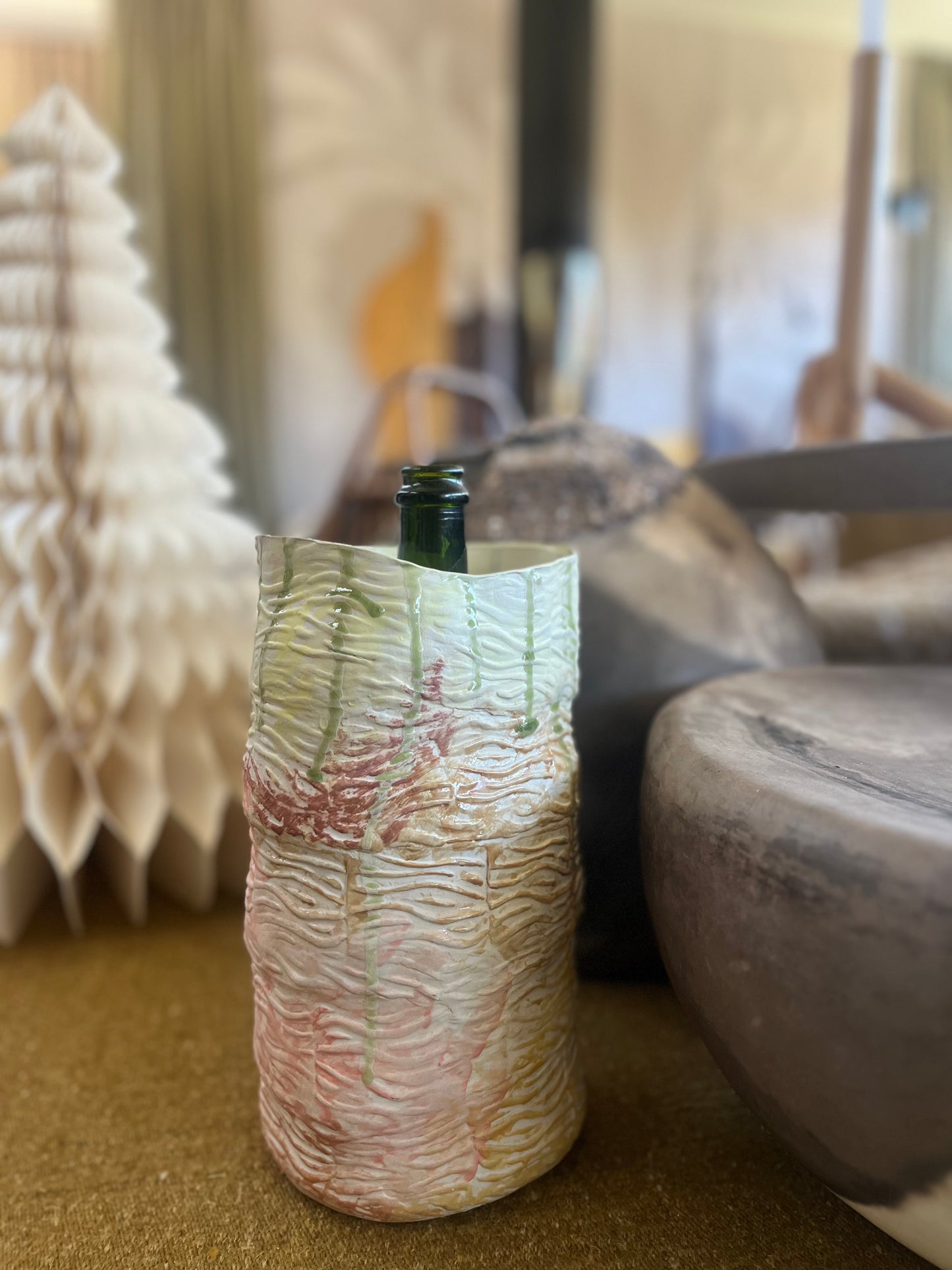 "SHE'S FRESH", Refroidisseur à vin - Collab Anne Kurzberg x Maison Makeba