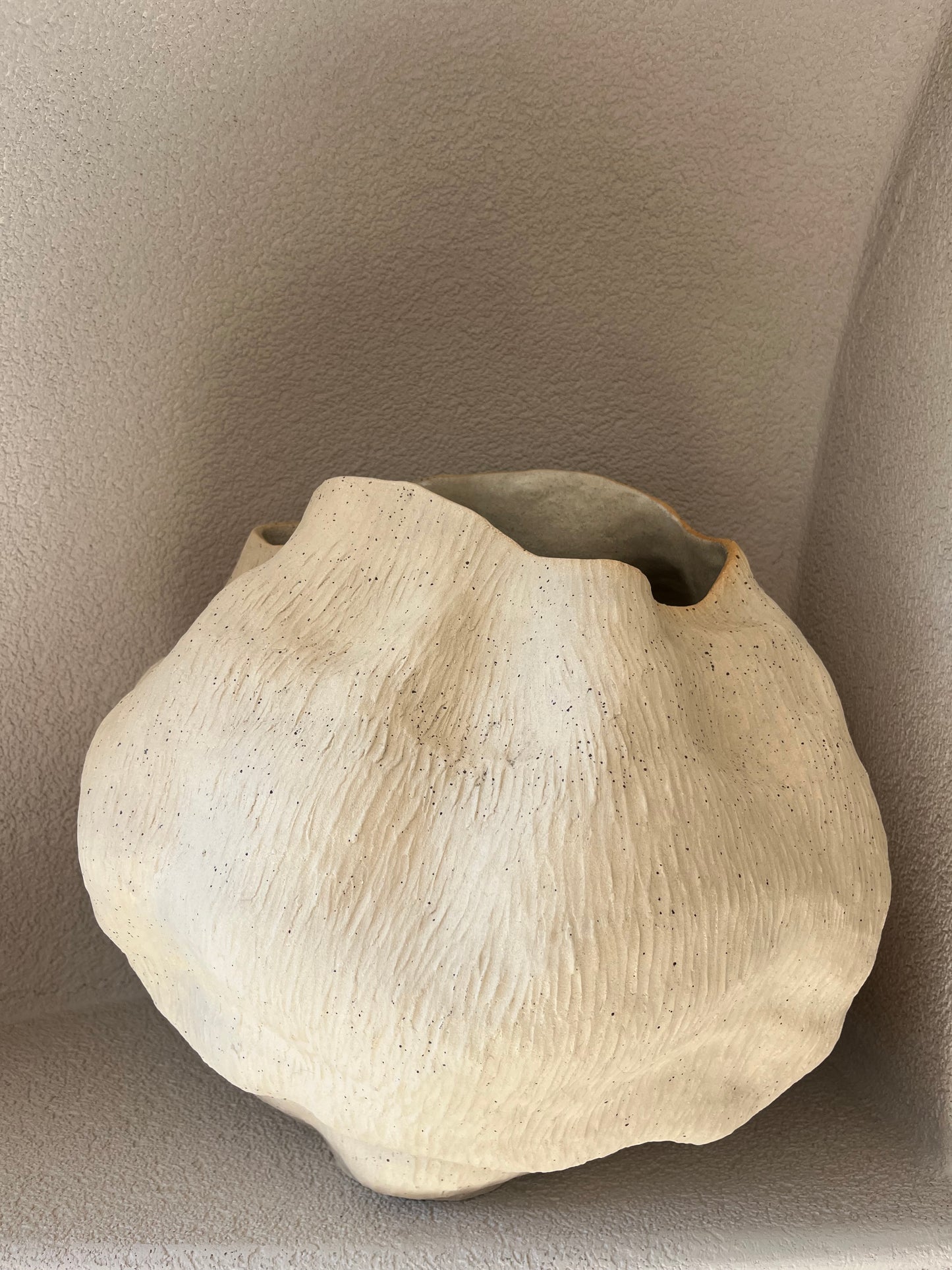 Cora - Vase - Écume