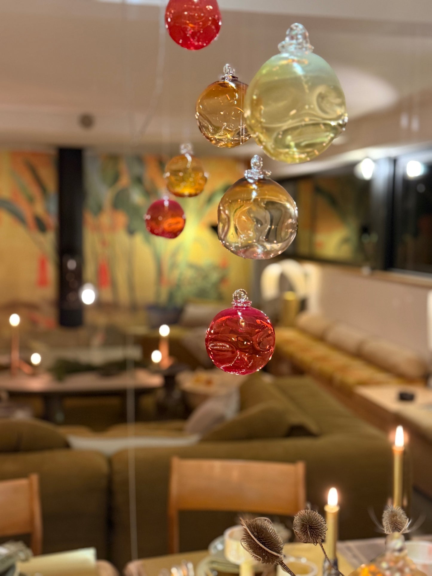 Boules de Noël 🎅 en verre