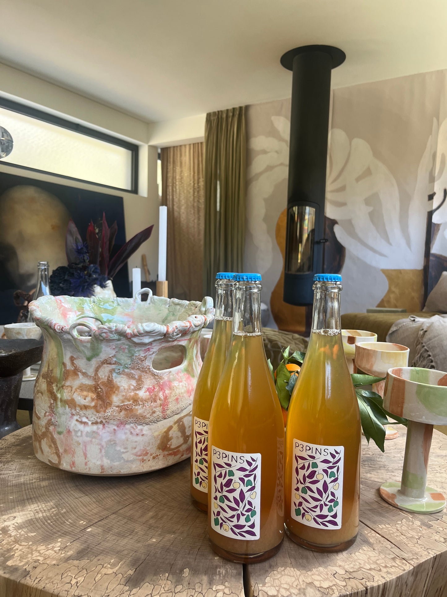 "SEAU ANTIQUE", Seau à champagne - Collab Muriel Senaux x Maison Makeba