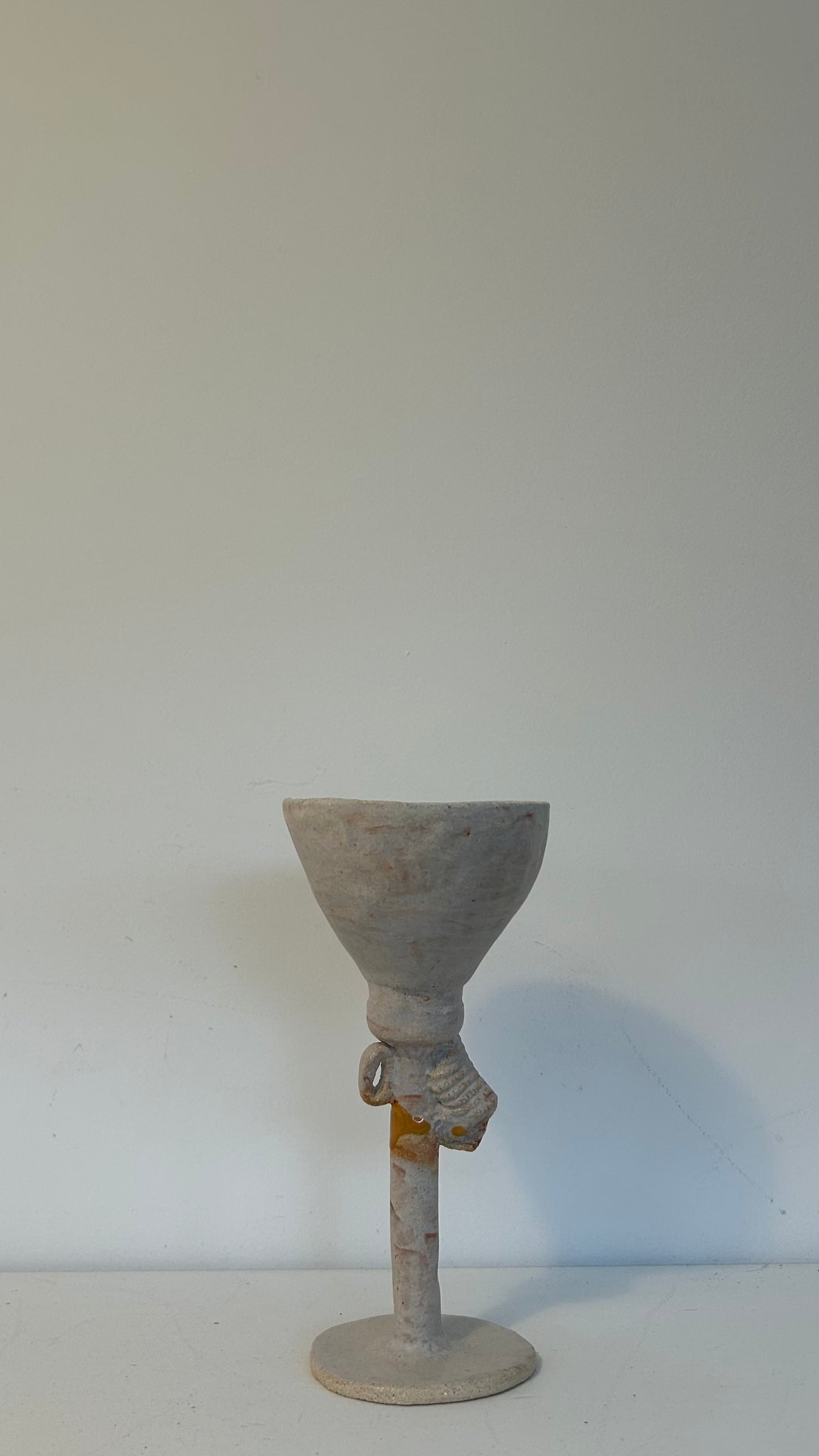 "VERRES ANTIQUES", Verres à pied - Collab Muriel Senaux x Maison Makeba