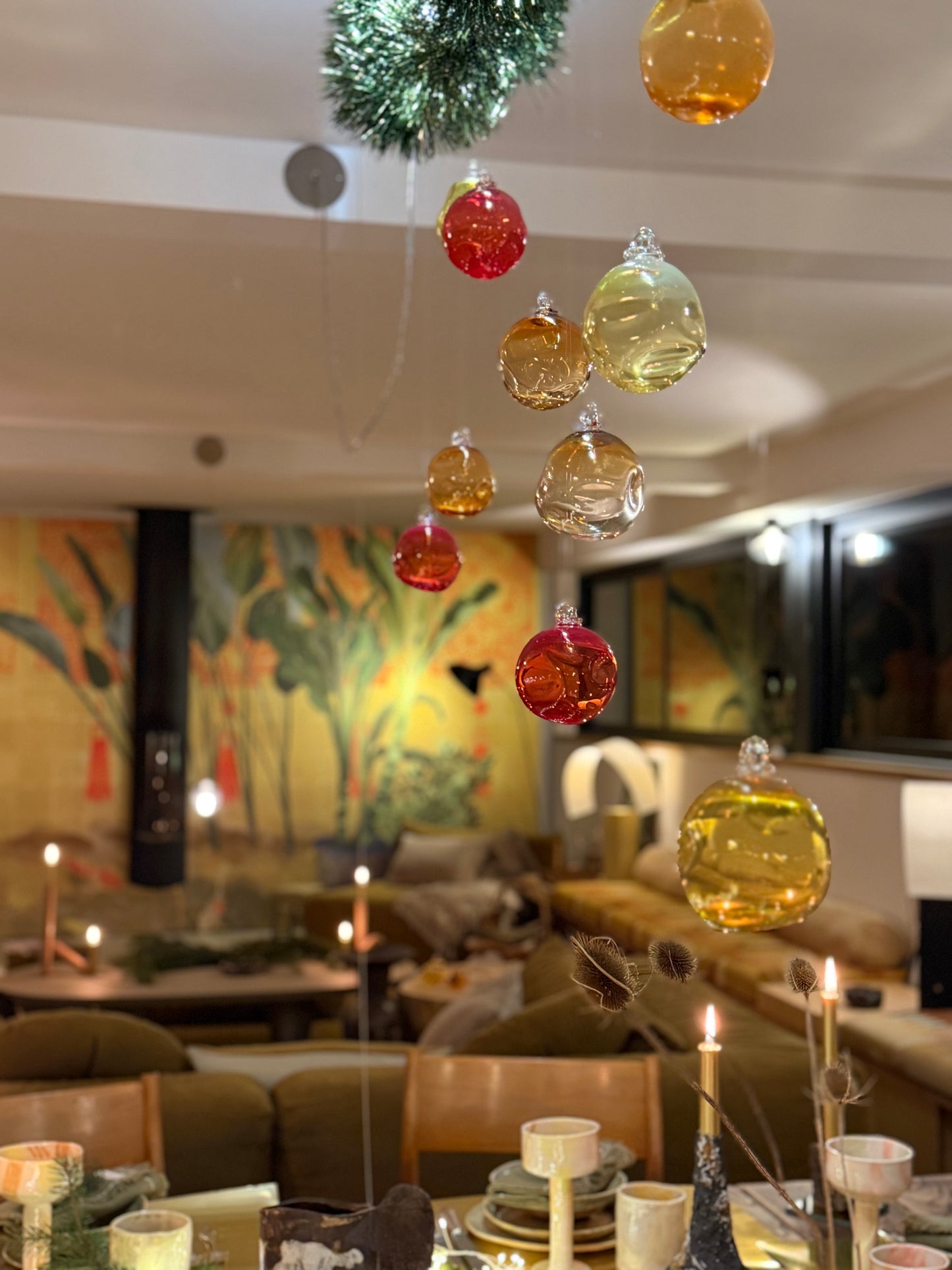 Boules de Noël 🎅 en verre
