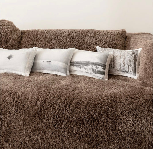 Surhousse de canapé en fausse fourrure ligne URBAN - Bed and Philosophy