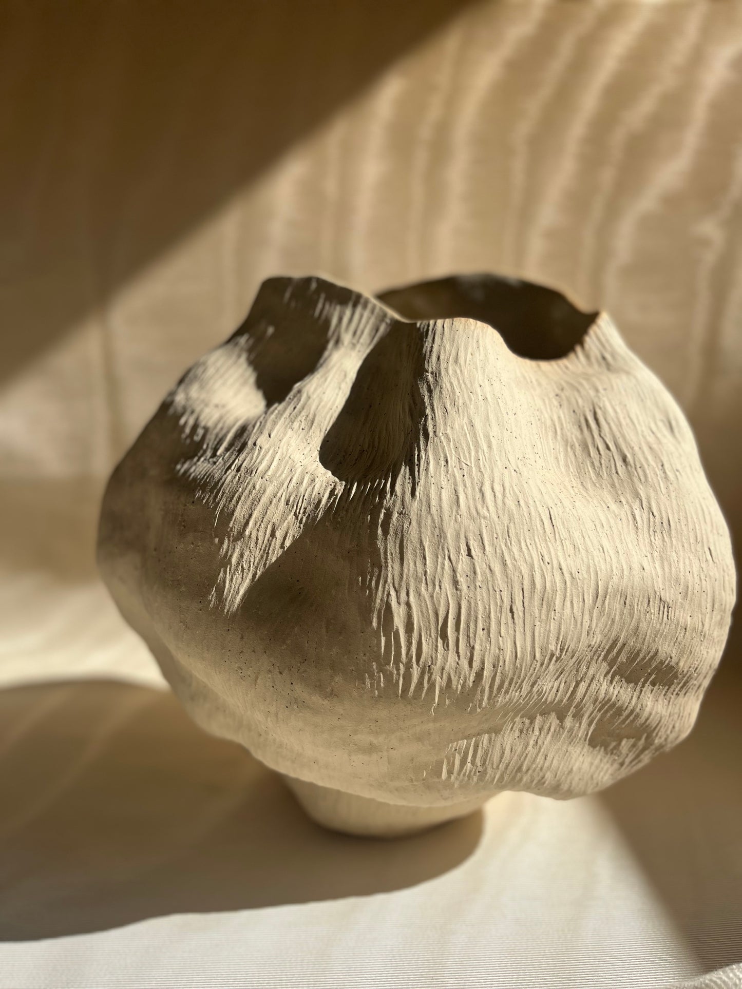 Cora - Vase - Écume