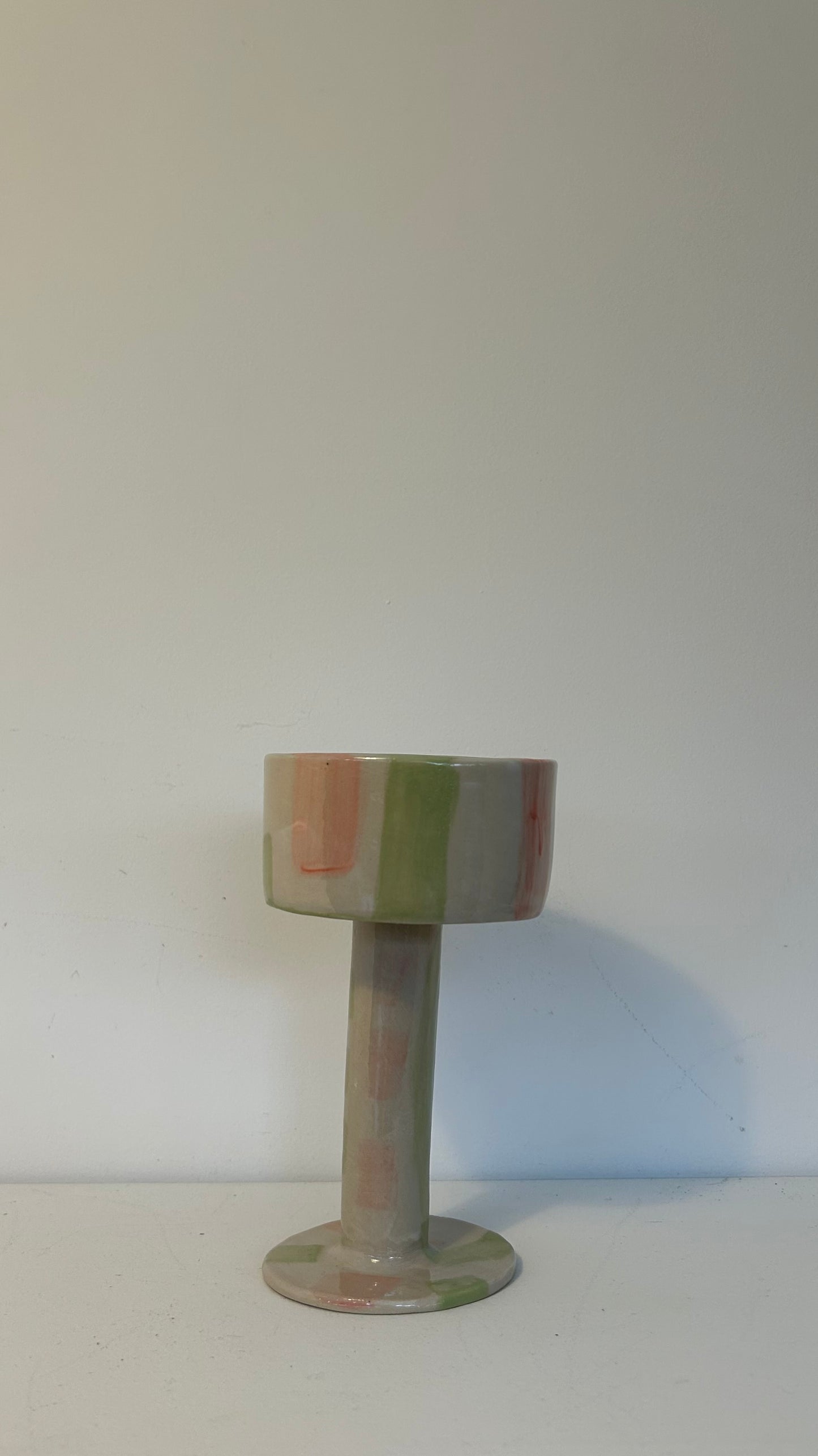 "VERRES À TRAITS", Verres à pied - Collab Anne Kurzberg x Maison Makeba