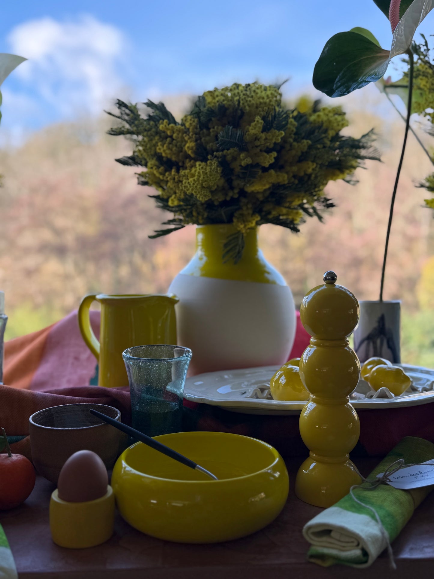 Carafe Jaune Soleil Ravel