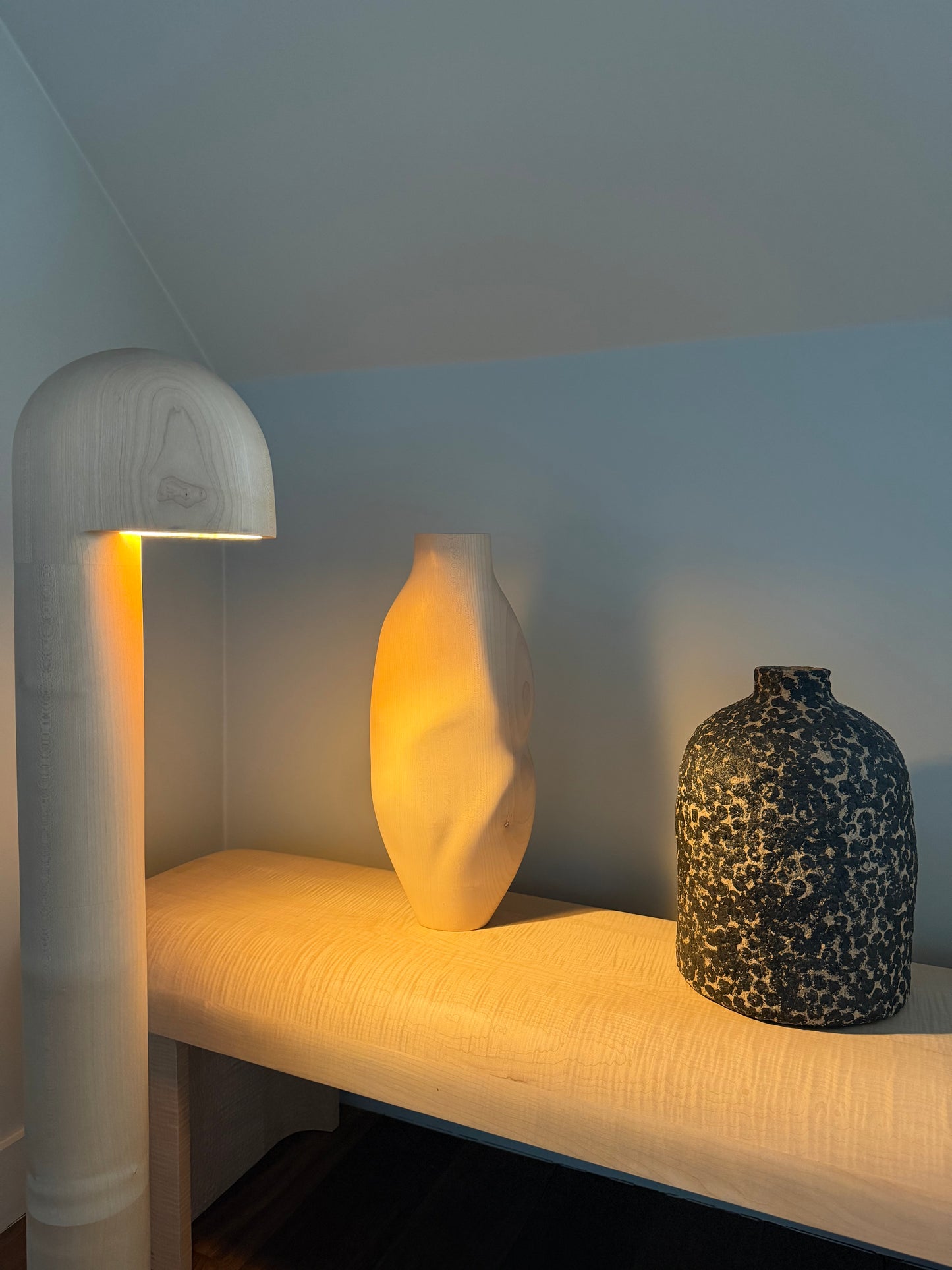 Pauline Pietri - Vases - Pavot & Ardoise En Papier Mâché