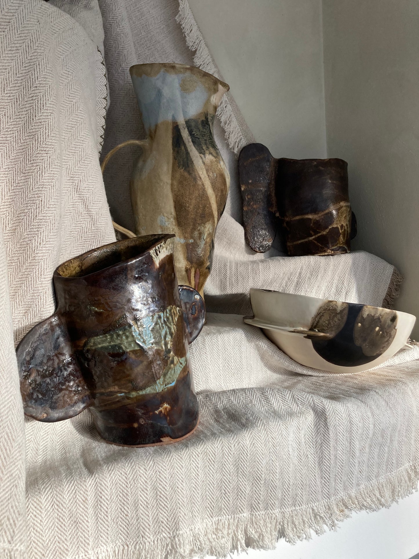 Muriel Senaux - Carafe - Poisson Petites Nageoires
