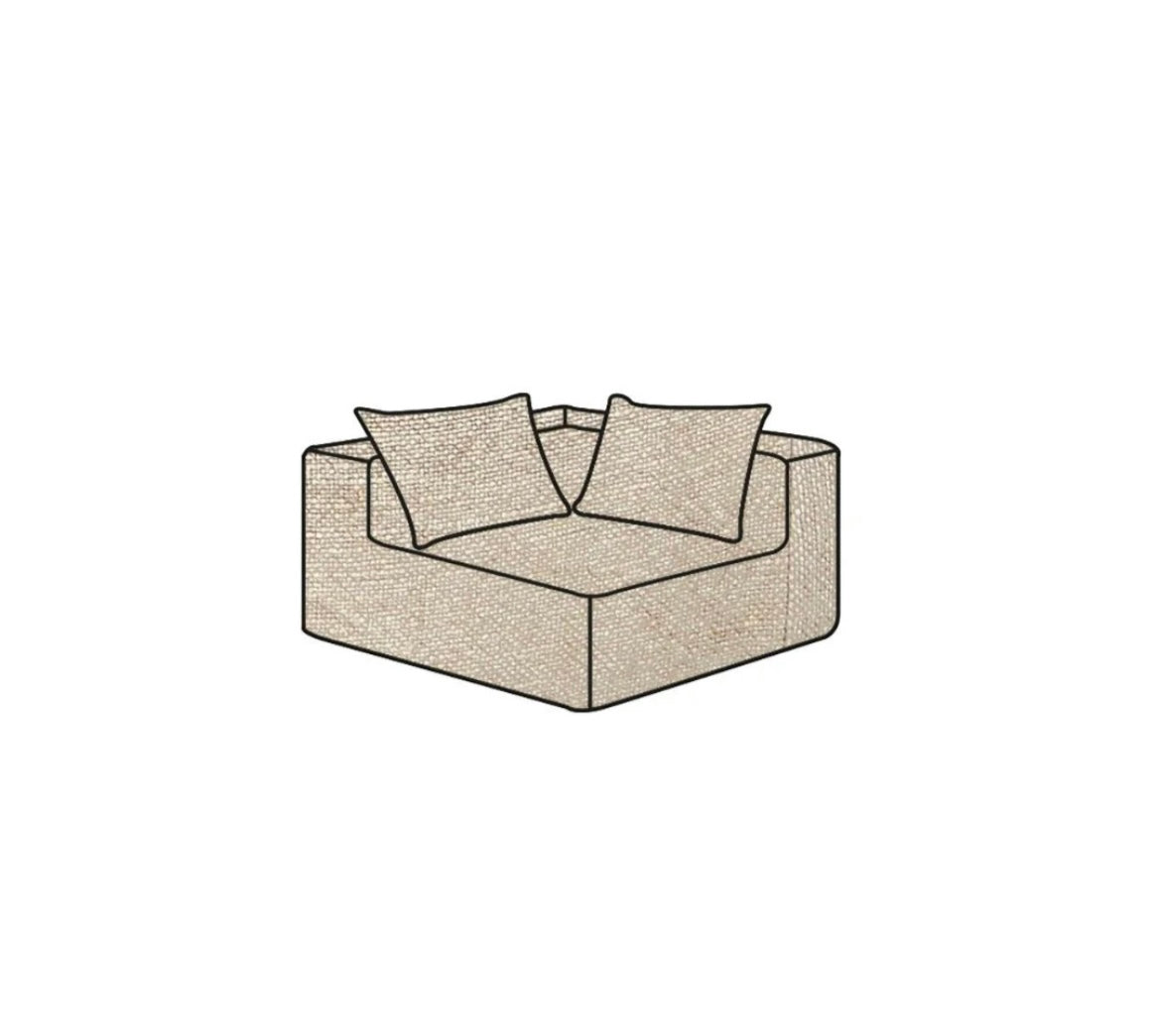 Canapé coin ligne SLOW - Bed and Philosophy