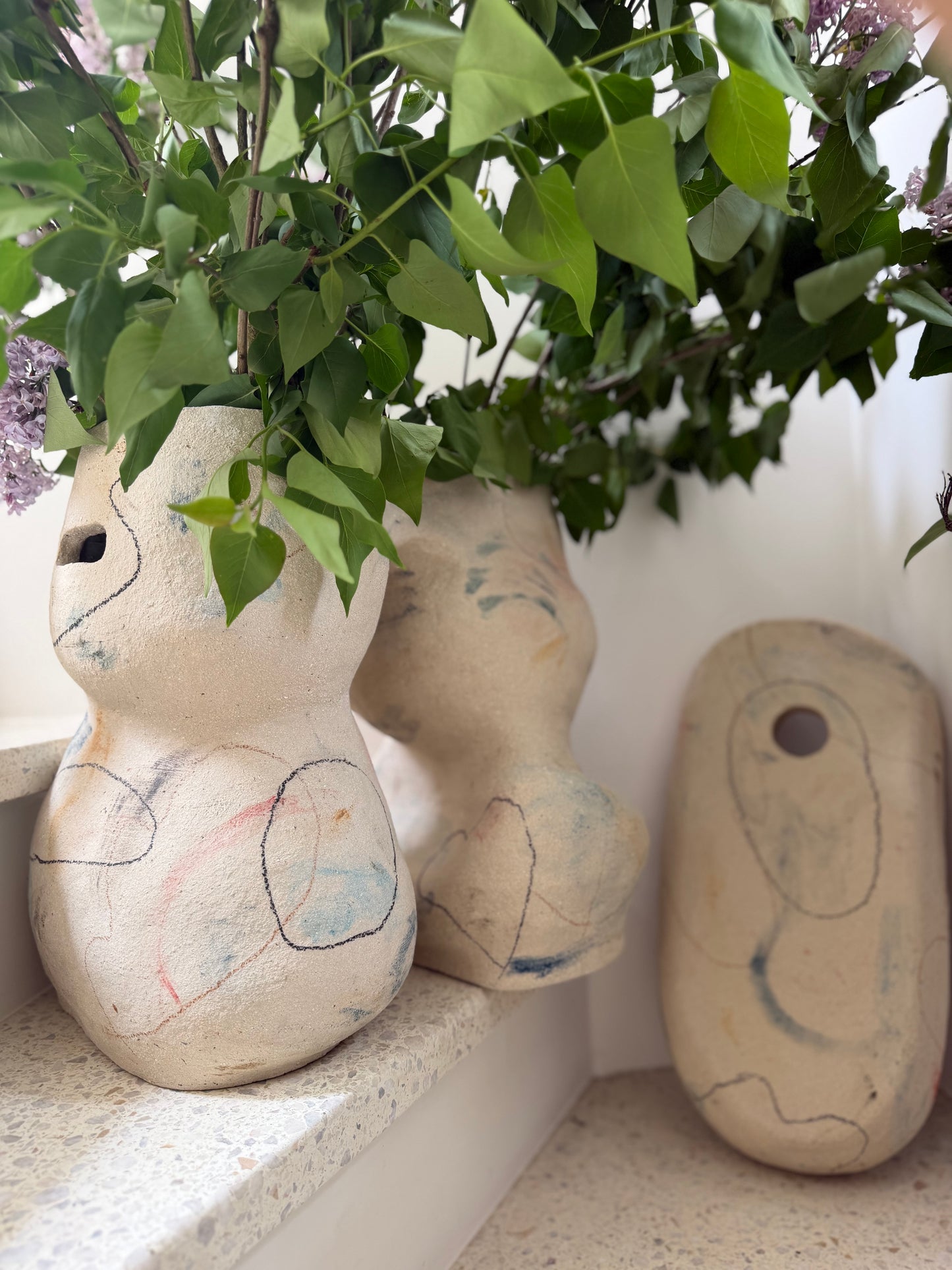 Maison Makeba Signature x MR Céramique - Tabouret/Vase/Plateau - M2