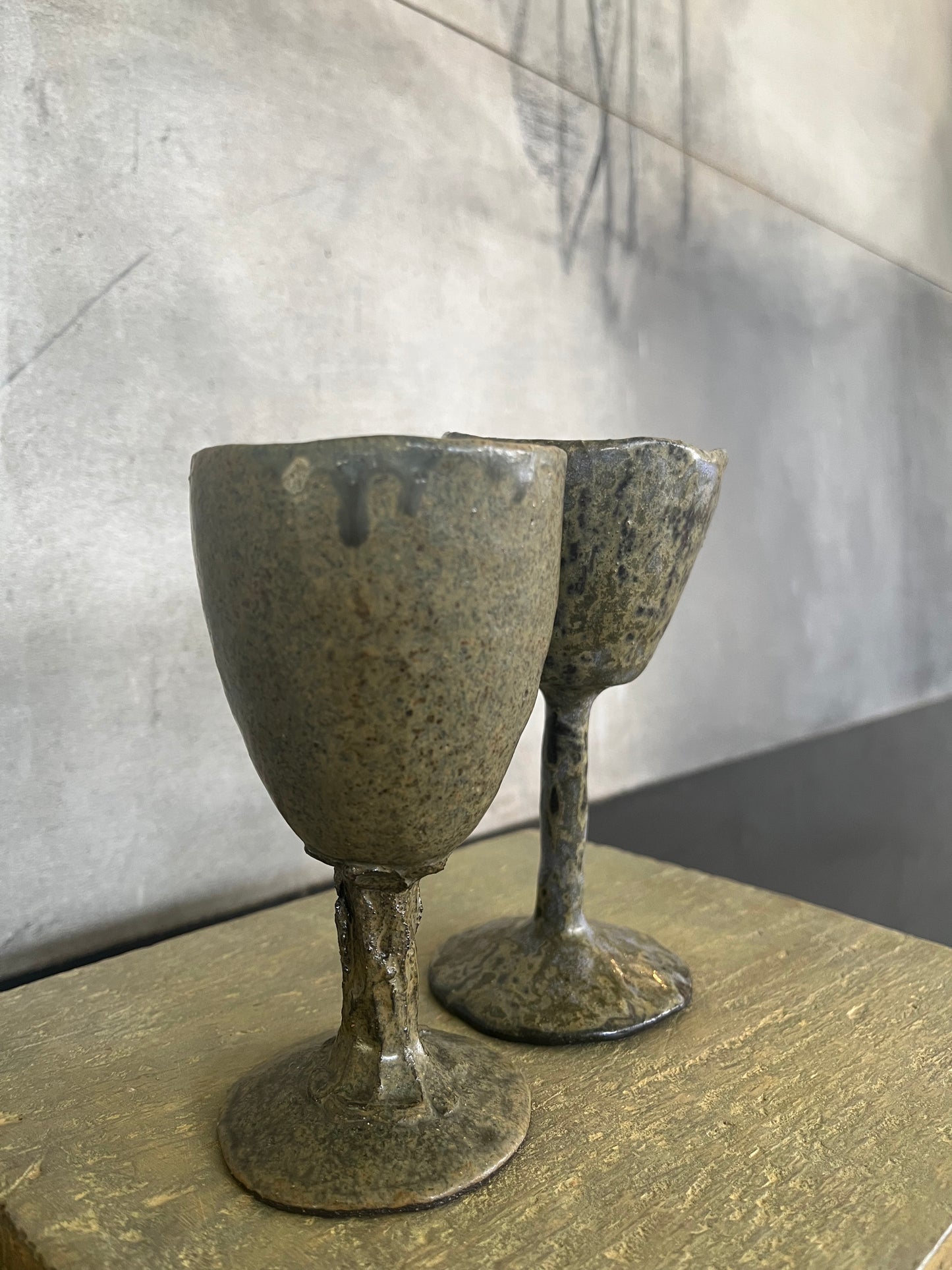 Ensemble de 2 Verres à pieds - Maya De La Vaissière