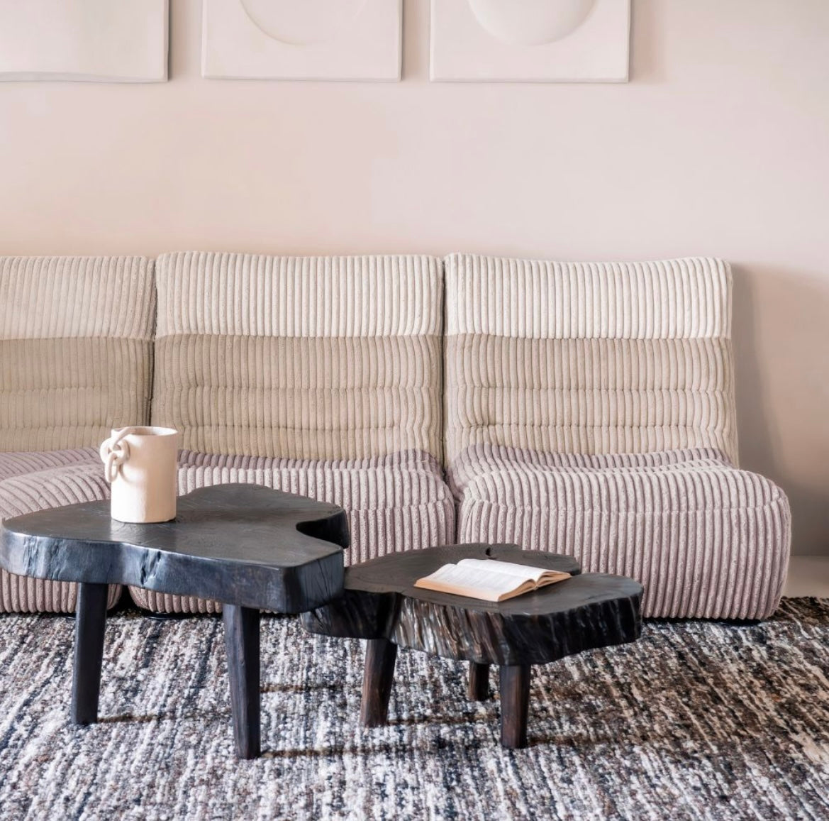Divan 1 place en velours boudoir - Bed and Philosophy