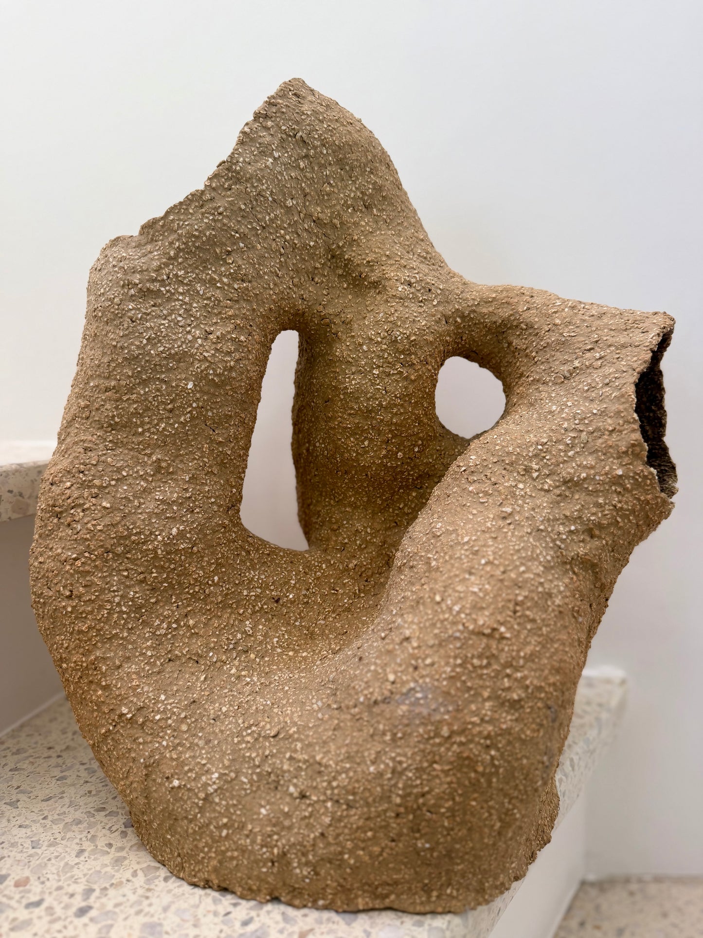 Thaïs Loret - Sculpture/Vase - Grés Mélangé Brut et Chamotté