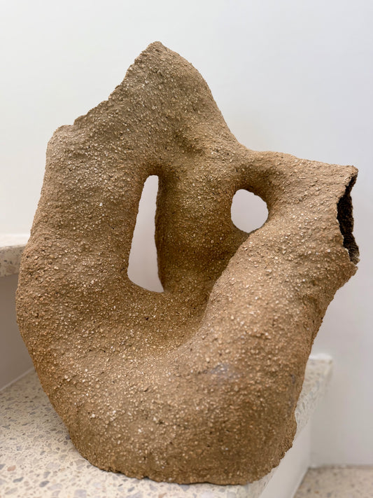 Thaïs Loret - Sculpture/Vase - Grés Mélangé Brut et Chamotté